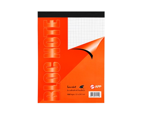 Bloc Note A4 150 Pages