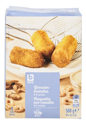 BONI CROQUETTES CREVETTES 8PC 500G