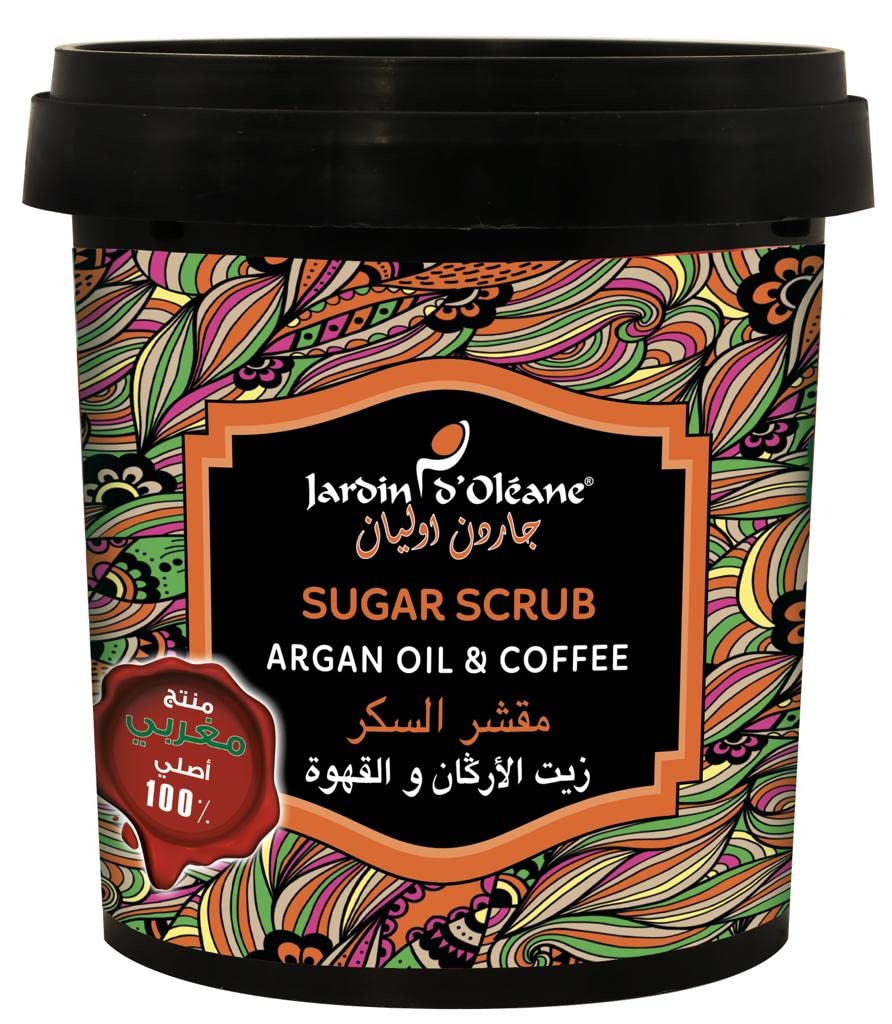 JARDIN D OLEANE SUGAR SCRUB ARGAN OIL COFFEE 600G