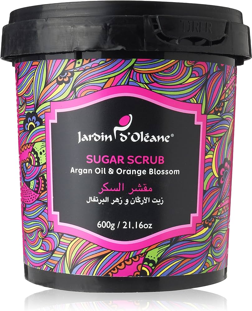 JARDIN D OLEANE SUGAR SCRUB ARGAN OIL OARNGE BLOSSOM 600G