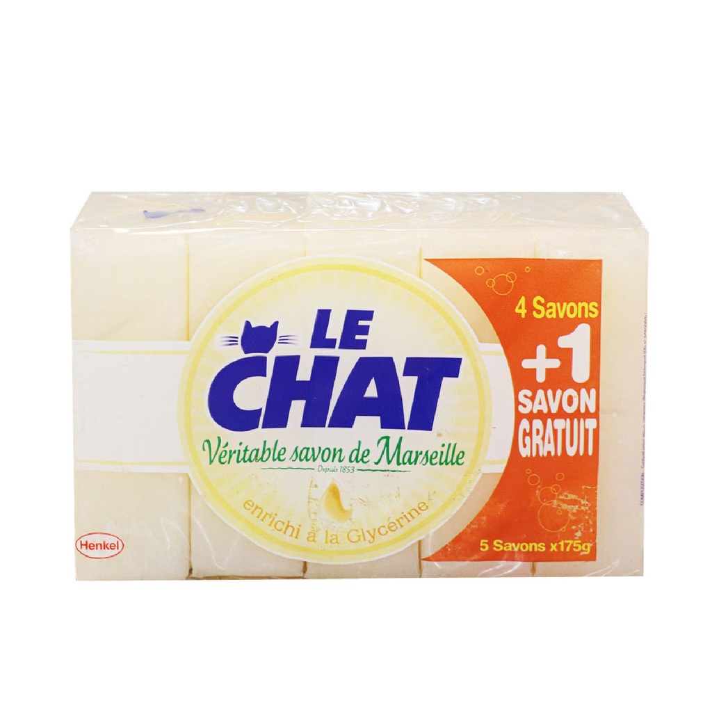 لو شات مارسيليا صابون الغليسيرين 5x125 جرام