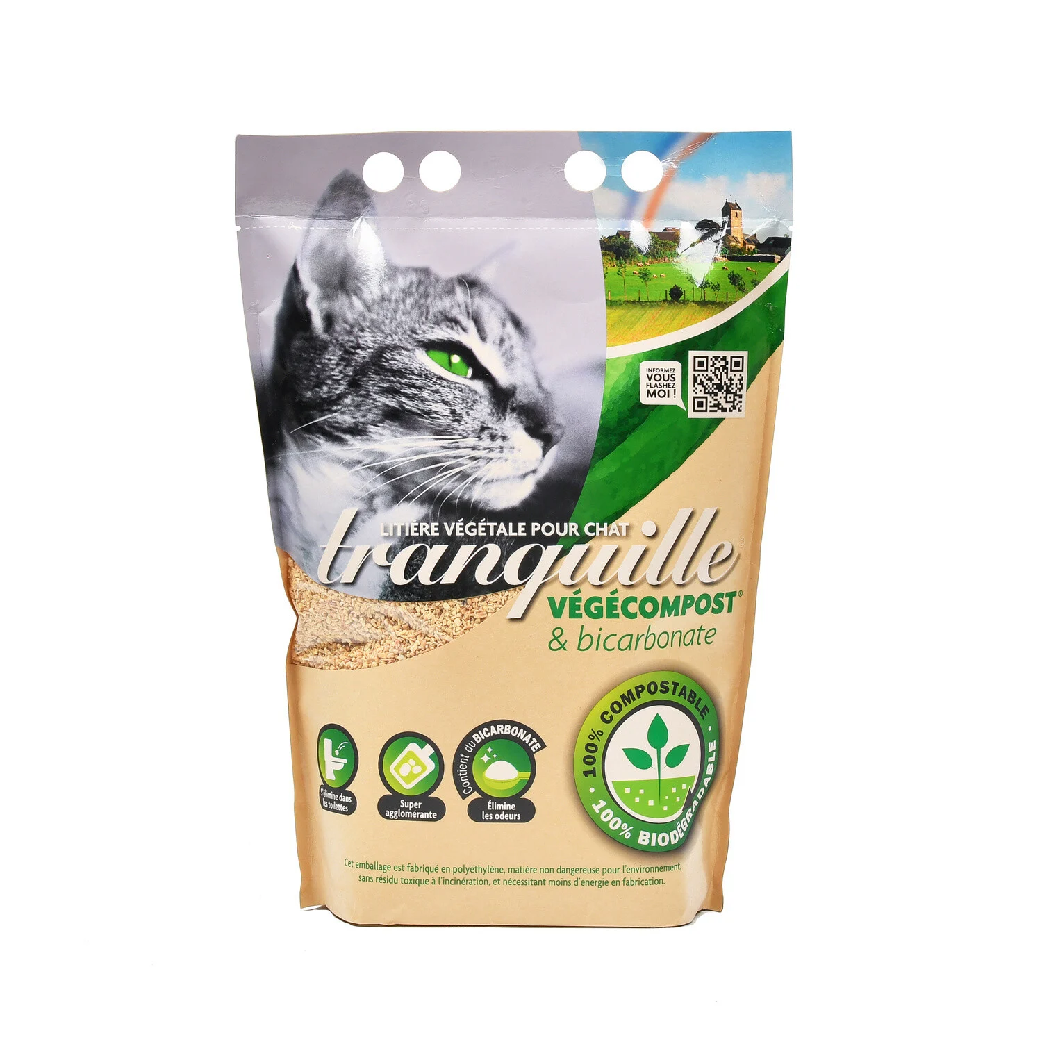 LITIERE TRANQ VEGECOMP 4L