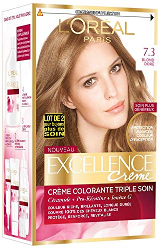 LOREAL EXCELLENCE CREME 7.3 BLOND DORE