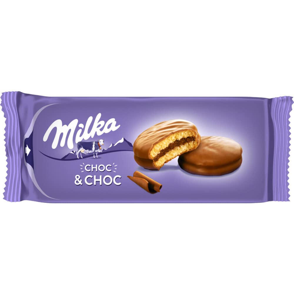 MILKA COOKIES CHOC&CHOC 175G