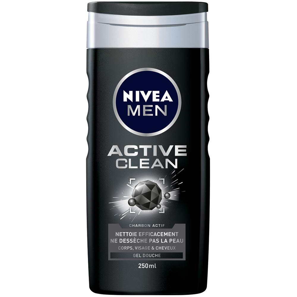NIVEA MENجل الاستحمام بالفحم 250 مل