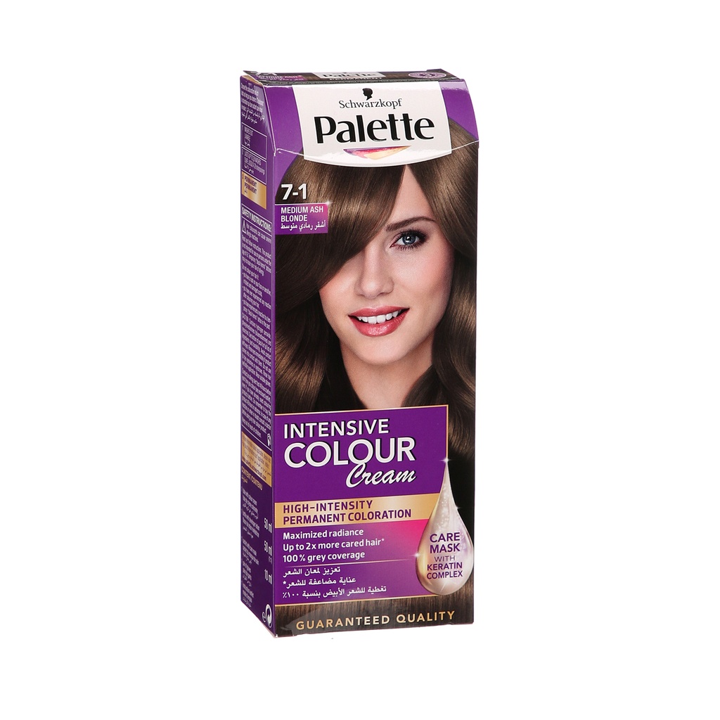 PALETTE ICC Blond Moyen Cendré 7-1