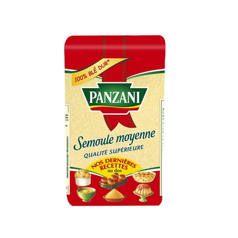 PANZANI SEMOULE MOYENNE 500G