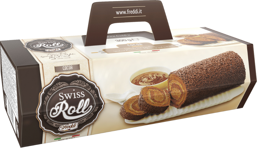FREDDI SWISS ROLL CACAO 300G