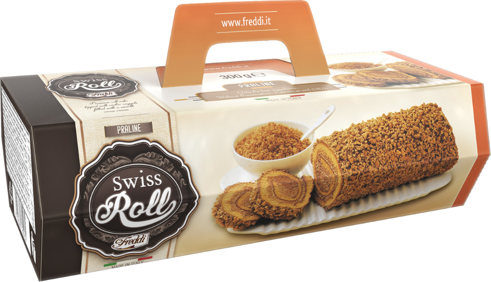 FREDDI SWISS ROLL PRALINE 300G