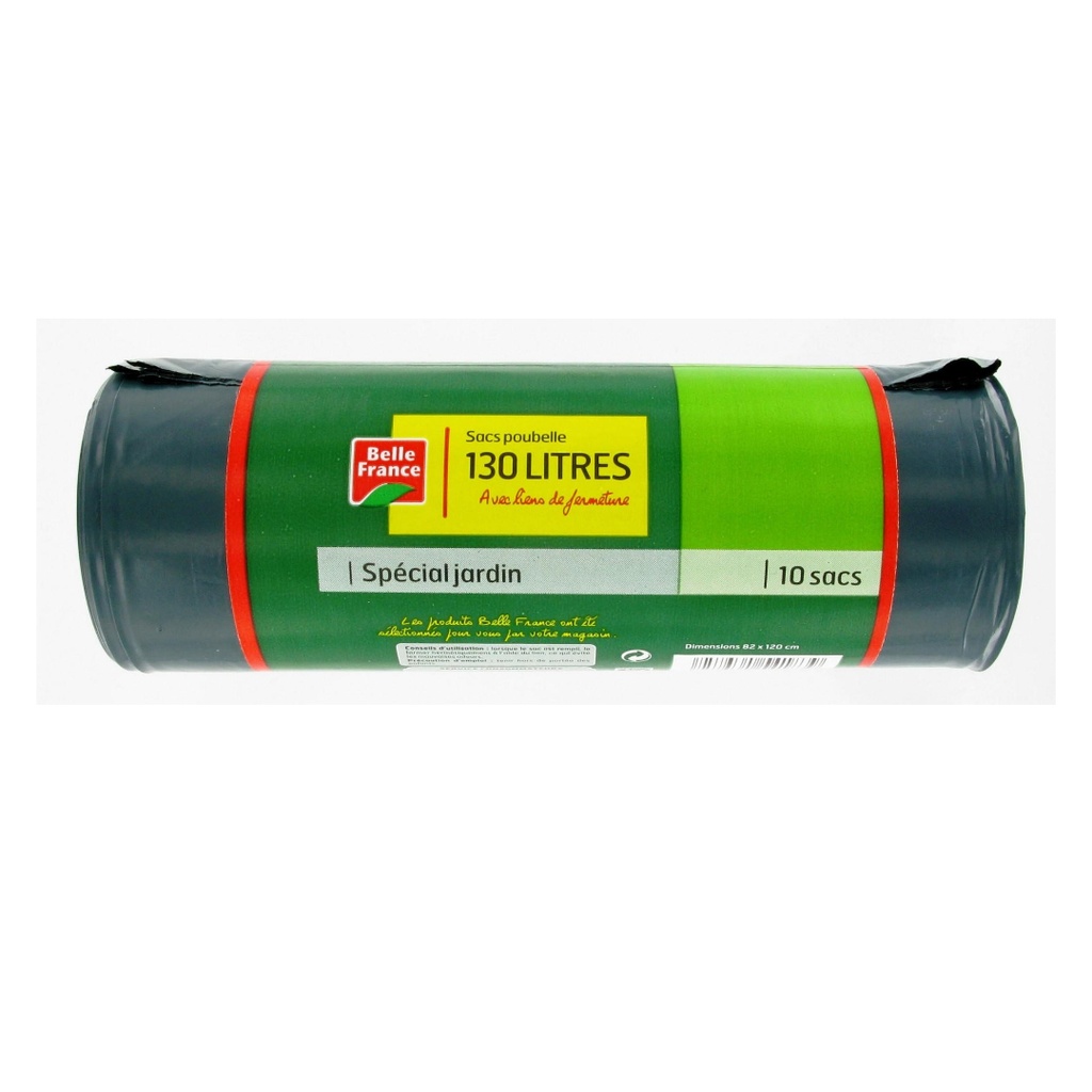 BELLE FRANCE 10 SAC POUBELE 130L
