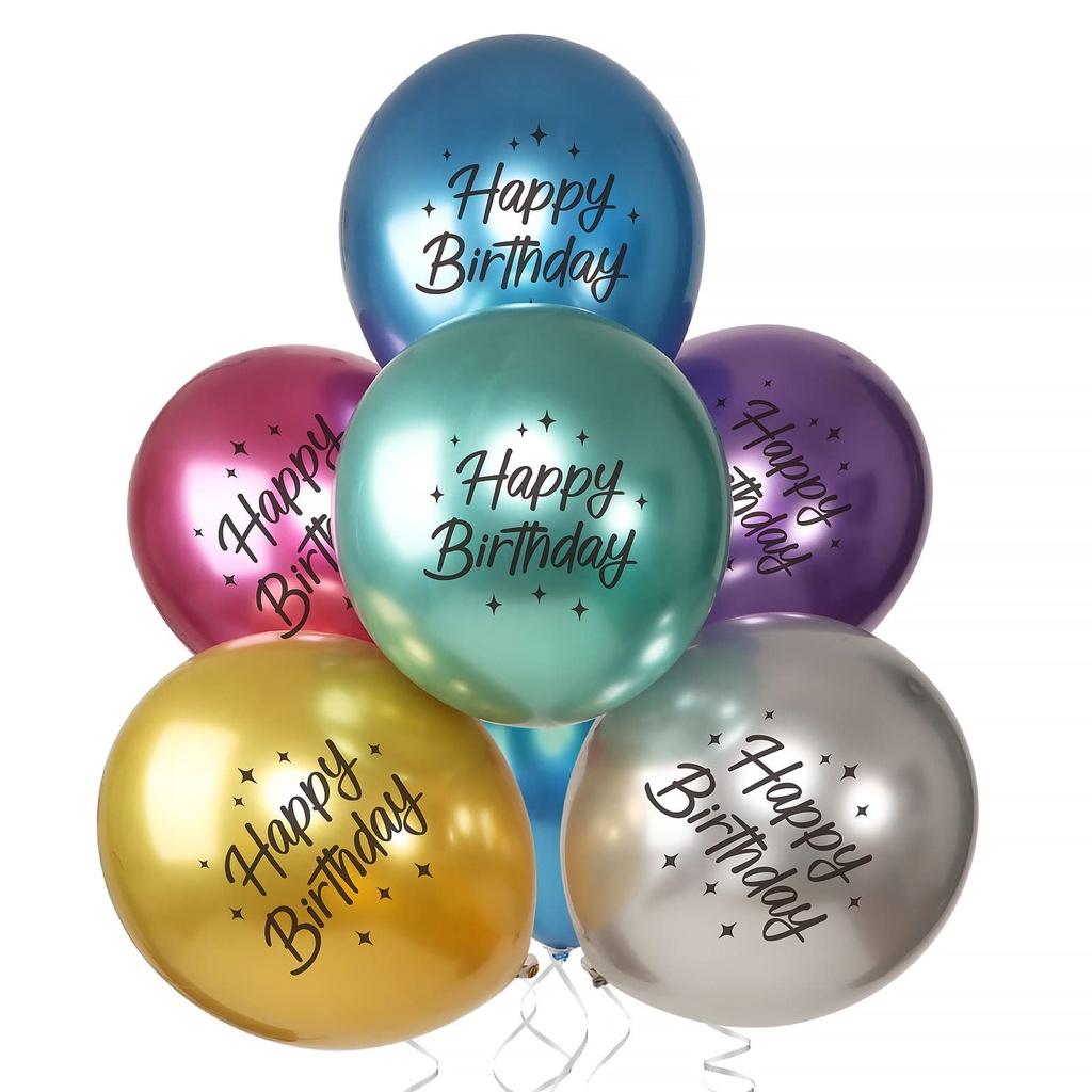 PARTY BALLOONS ANNIVERESAIRE HAPPY