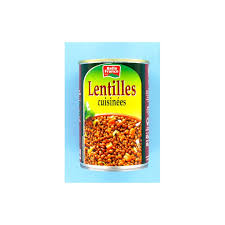 B.F LENTILLES CUISINEES 410g