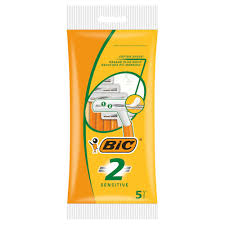 Bic Sensitive Razors (5 Pieces, 2 Blades)