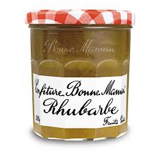 BONNE MAMAN Confiture de rhubarbe 370g