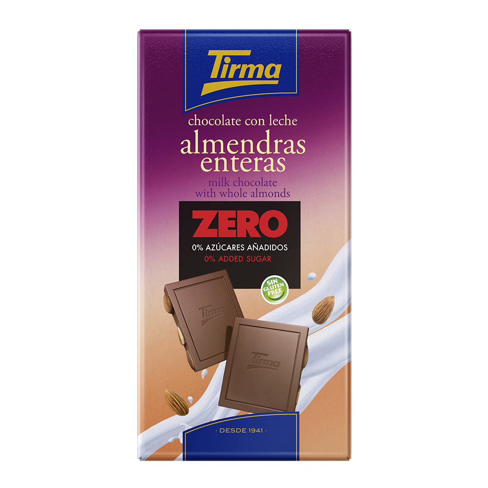 TIRMA CHOCOLATE ALMENDRAS ENTERAS 125G
