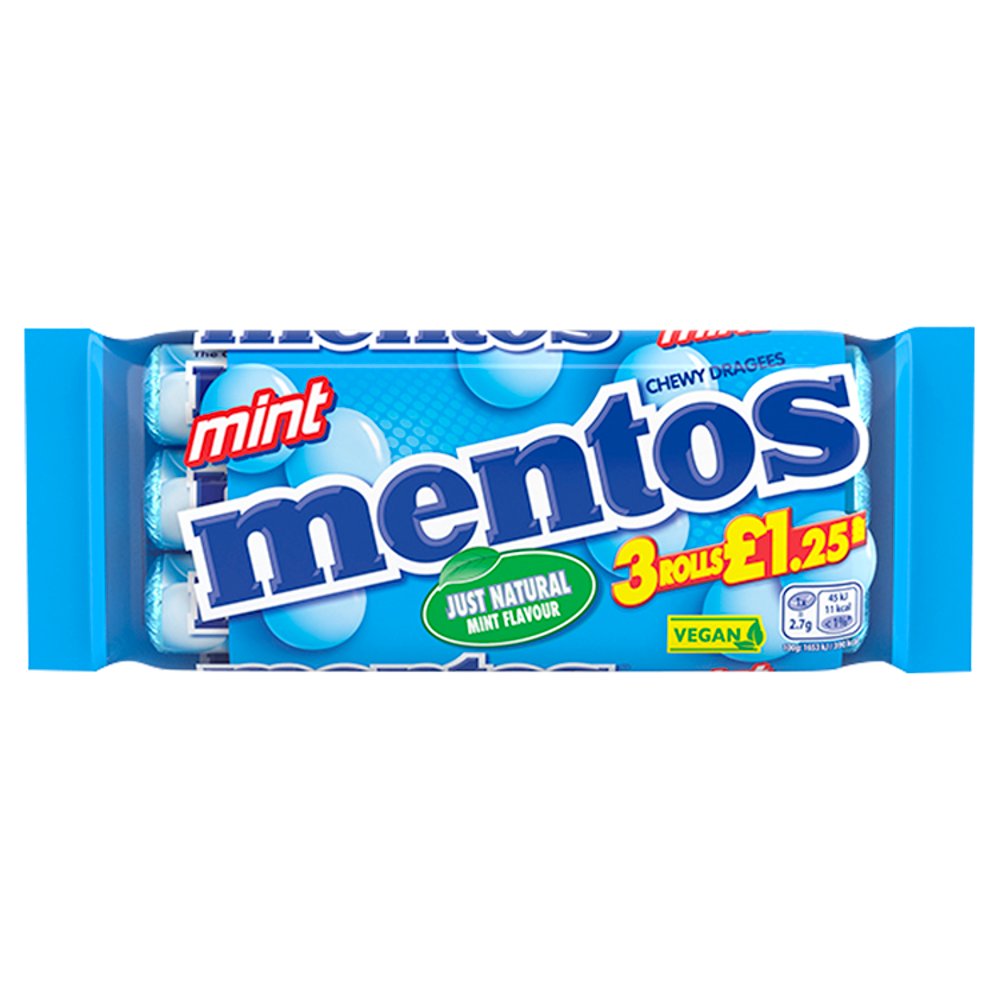 MENTOS CHEWY DRAGEES 38G