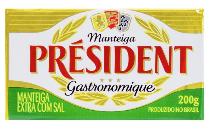 PRESIDENT SEMI-SALTED BUTTER 200G