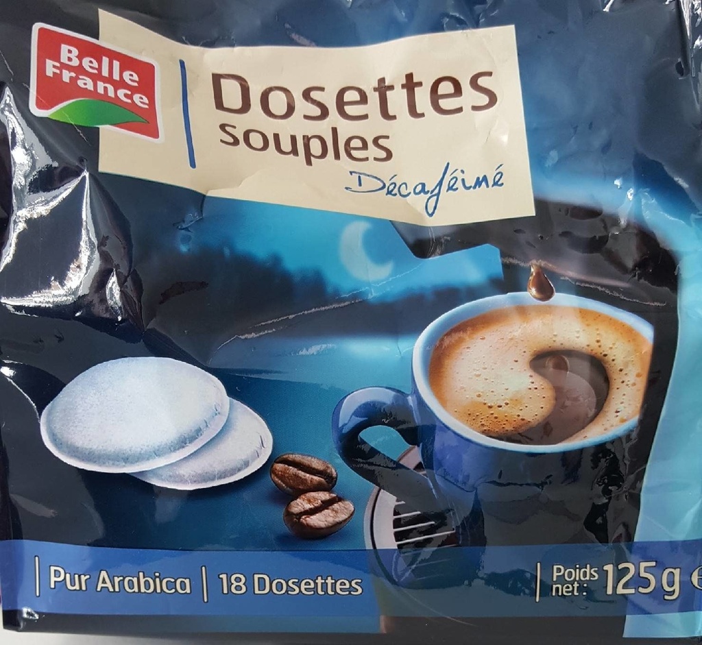 E.18 DOSET DÉCAFÉINÉ CAFÉ B.F 125G