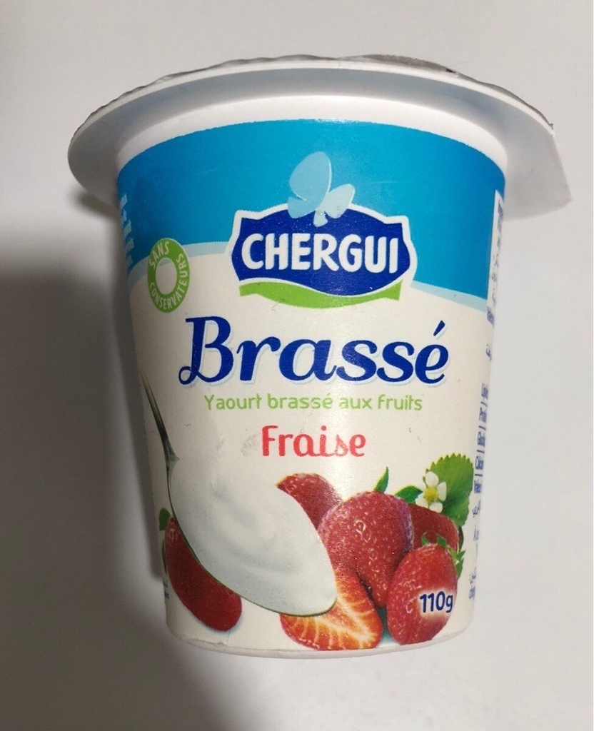 YAOURT BRASSE FRAISE 110G