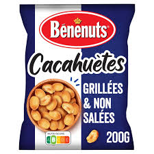 BENENUTS CACAHUETES  GRILLEES NON SALES  200G