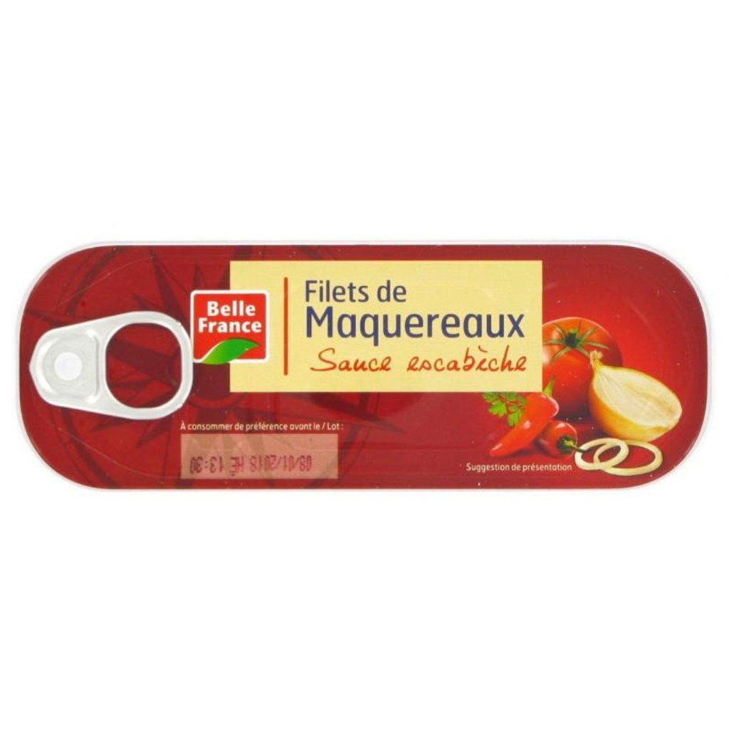 1/4 MAQUEREL FILLET ESCABECHE B.F