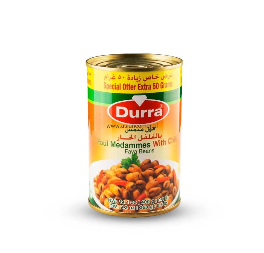 DURRA FOUL MEDAMMES WITH CHILI 400G