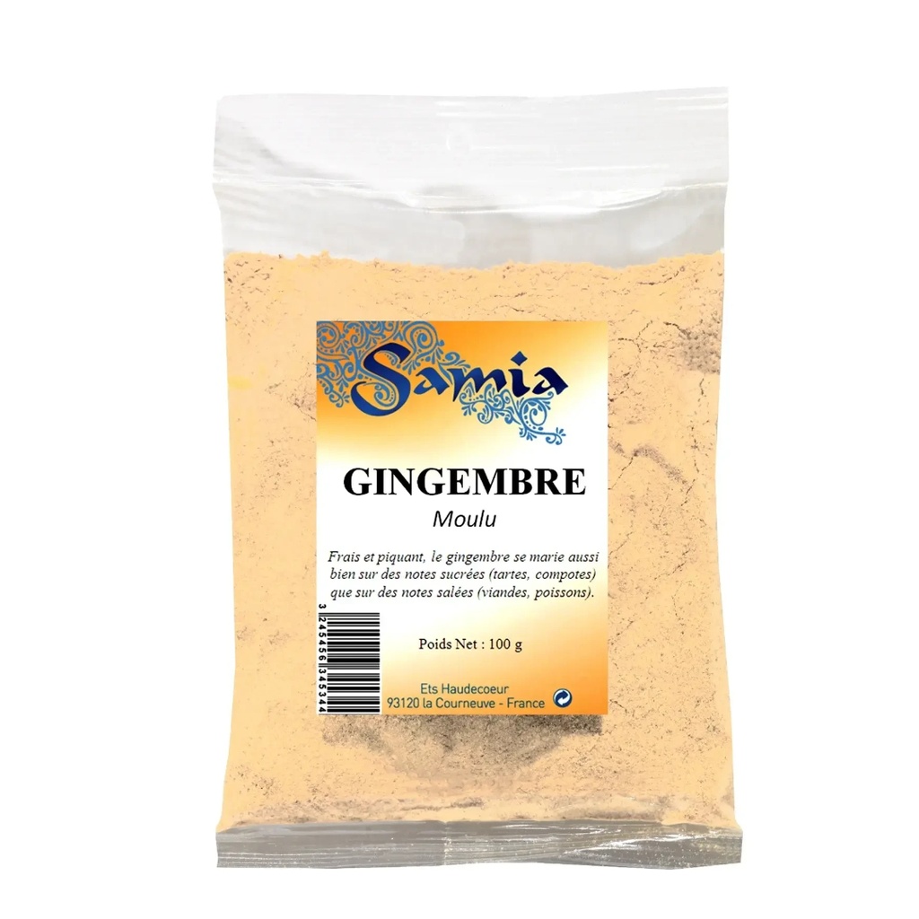 100G GINGEMBRE MOULU SAMIA