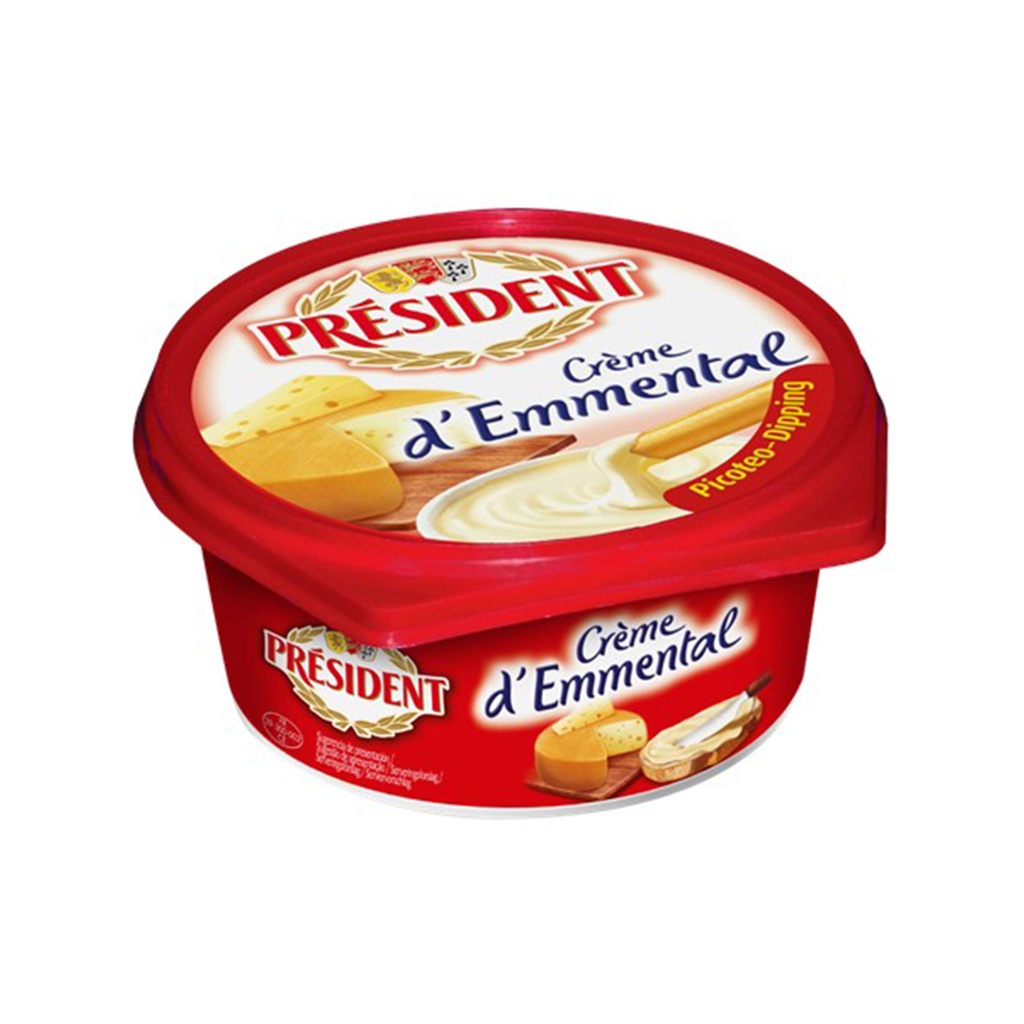 PRESIDENT EMMENTAL CREAM 55% FAT 125G