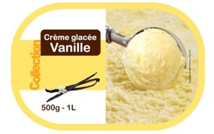 FRONERI CREME GLACEE VANILLE BAC 1L