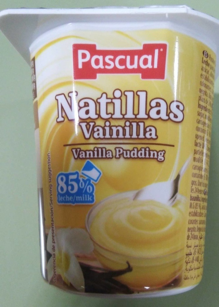 PASCUAL Vanilla Custard 125g