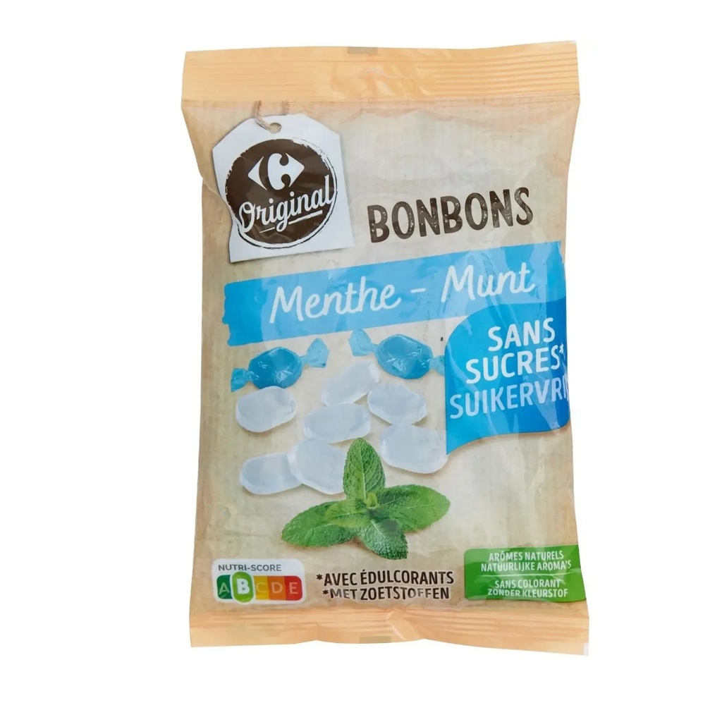 150G BONBON SANS SUCRE MENTHE CRF