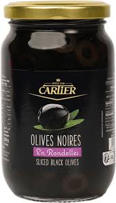 CARTIER OLIVES NOIRES SLICED BLACK OLIVE 360G
