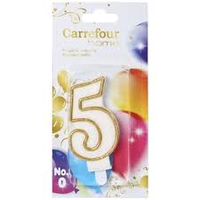 5 BOUGIE CHIFFRE 
