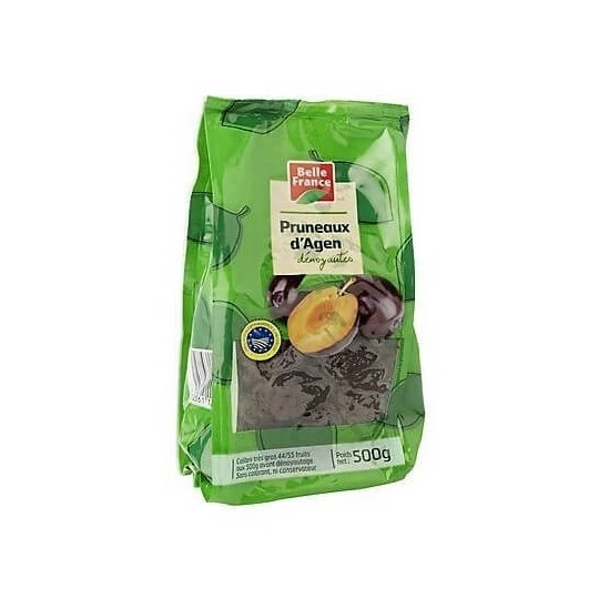 PRUNES DÉNOYAUTÉES 500G 33/44 B.F