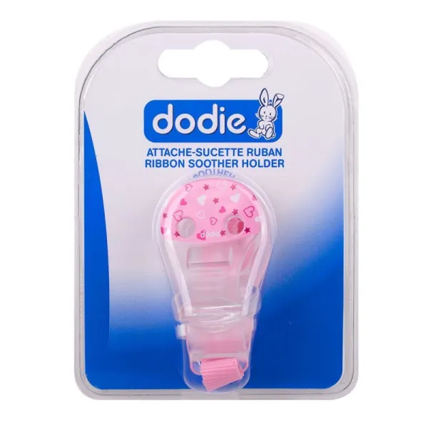 DODIE RIBBON PACIFIER CLIP