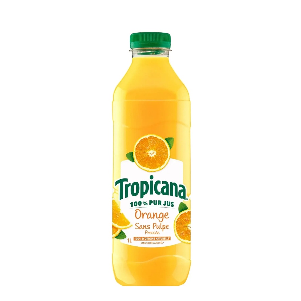 1.5L PURE ORANGE JUICE WITHOUT PULP TROPICAL 
