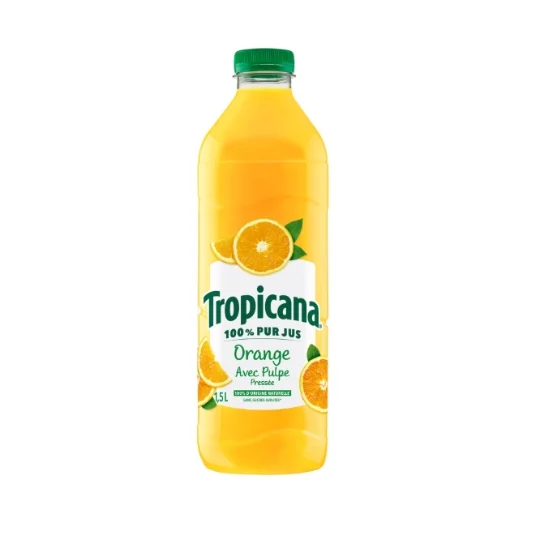 PET 1,5 L JUS ORANGE TROPICANA