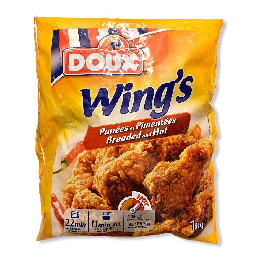 BREADED AND SPICY CHICKEN WINGS