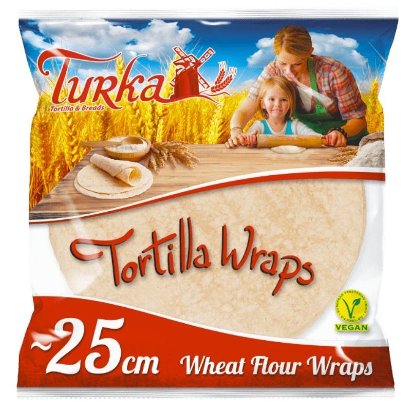 TORTILLAS WRAPS 18PCS 25CM