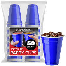 DISPOSABLE PLASTIC PARTY PACK 50