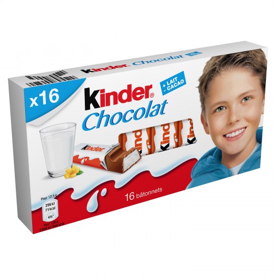 ET.16BARRE DE CHOCOLAT KINDER