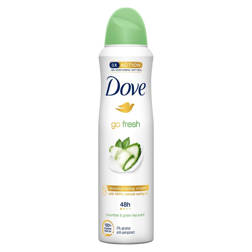 DOVE GO FRESH CONCOMBRE DEO 48H 250ML