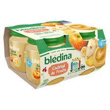 4X130G JAR FRUIT COCKTAIL BLEDINA