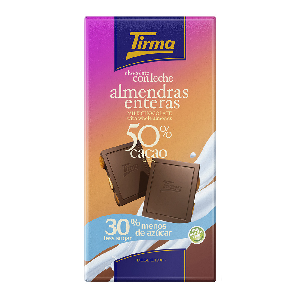 TIRMA CHOCOLAT CACAO ALMEND 125G