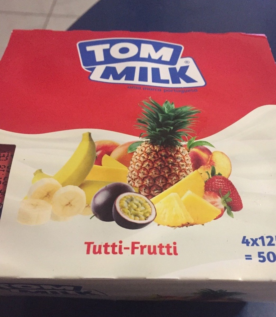 TOM MILK TUTTI FRUTTI 4X125G