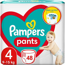 PAMPERS PANTS N4 48PCS