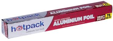 HOTPACK ALUMINIUM FOIL 75 SQ FT