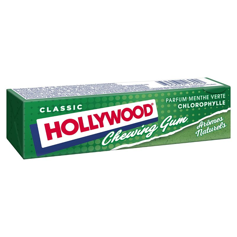 HOLLYWOOD CHEWING GUM CHLOROPHYLLE 14G 5PCS