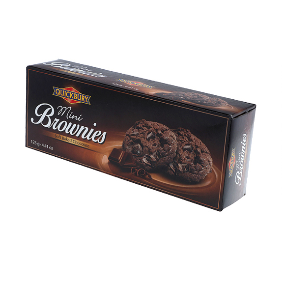 MINI BROWNIES CHOCOLAT QUICKBURY 125G