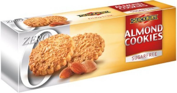 Quickbury Cookies aux Amandes Sans Sucre 145g